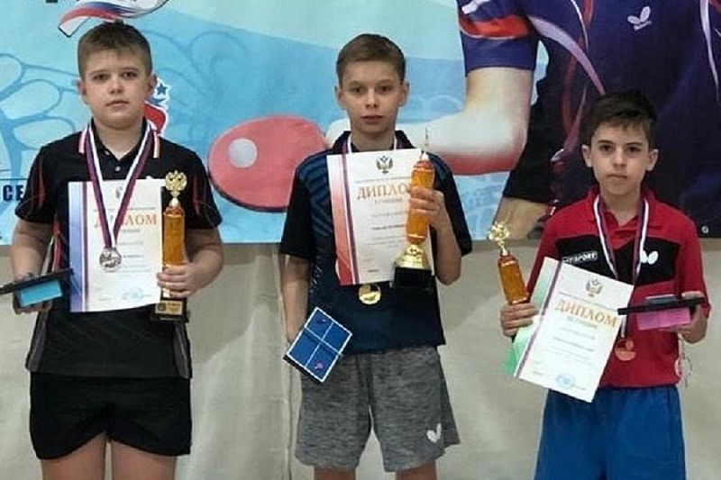 Юный кубанский спортсмен завоевал «бронзу» первенства России по настольному теннису